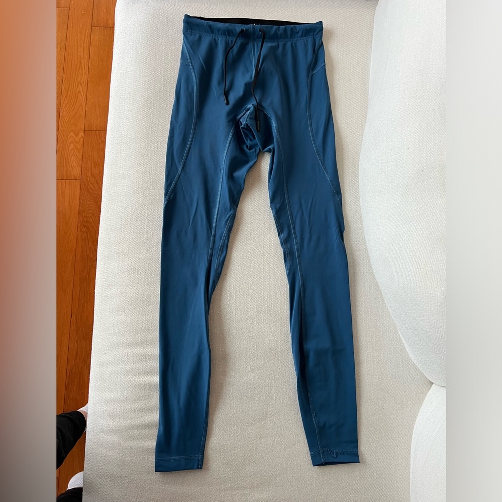 Men’s Lululemon Running Tight Pants, Blue, Medium